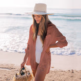 Summer Beach Cover Ups Swimsuit Women Swimwear Bikini Bathing Suit Female Beach Casual Loose Blouse Shirt Short Dress